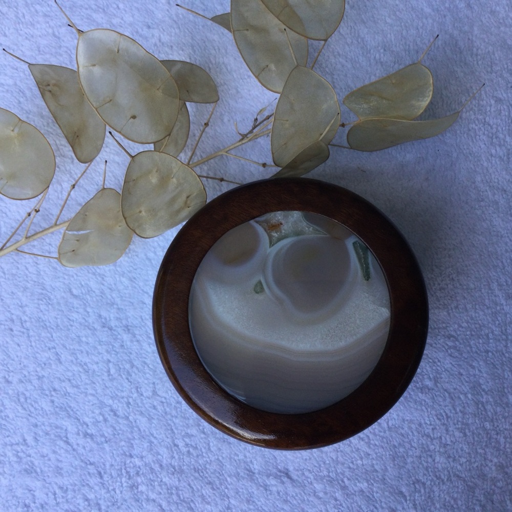 Agate Wood Trinket Box